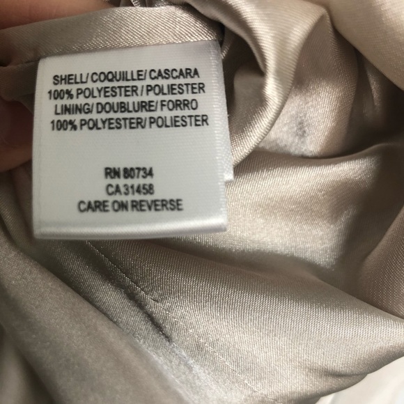 BCBG strapless dress in light gray - Picture 6 of 6